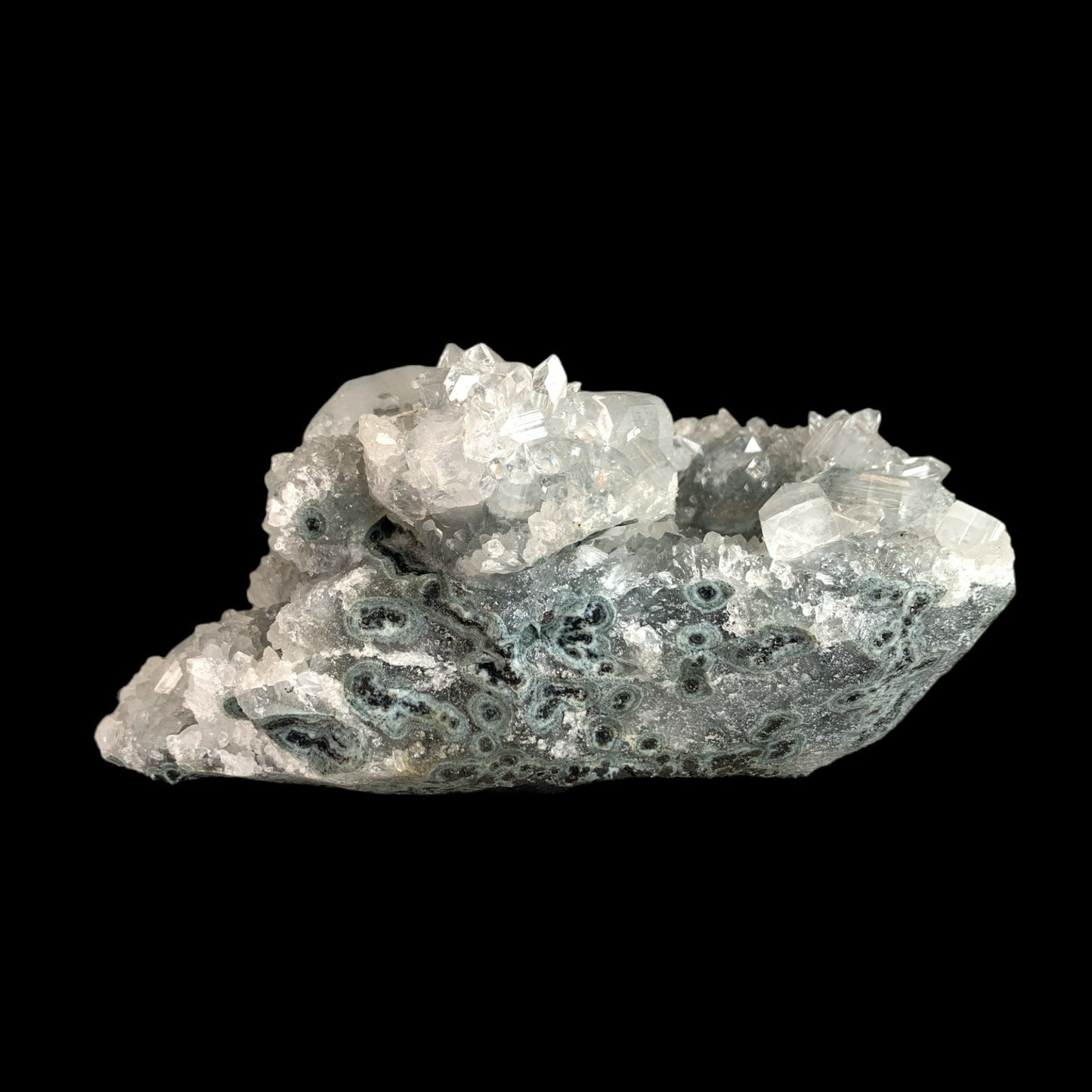 #1 Apophyllite with Stilbite AAA - 1407g - 7.5 INCH x 4.25 INCH - Specimen 4