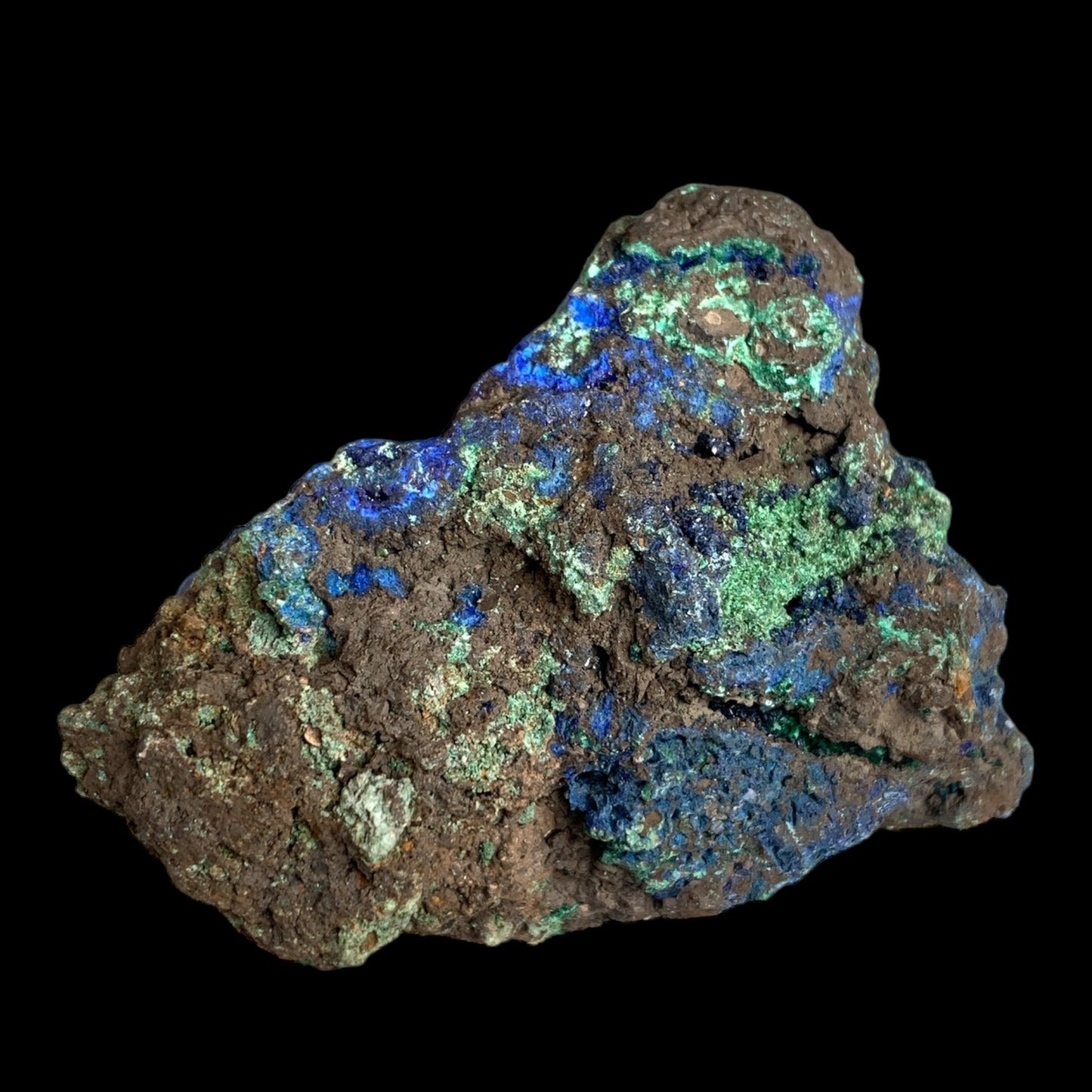 #1 Malachite Azurite Raw - 141g - 3 x 2.25 x 2.25 inch - Specimen 3