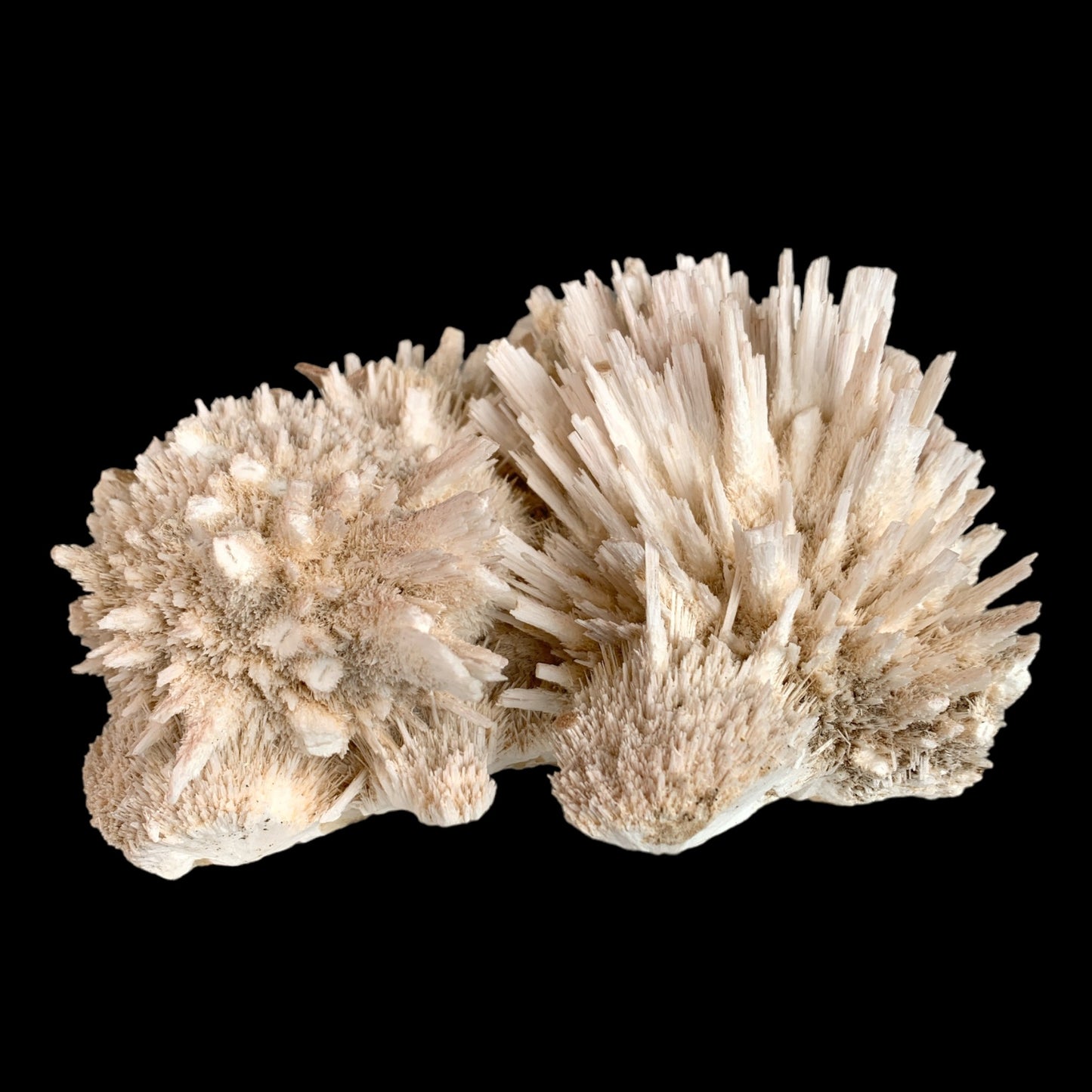 #1 Milky Mordenite on Stilbite - 1077g - 6.5 INCH - Specimen 1