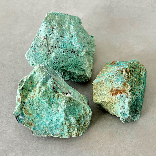 Natural Rough AMAZONITE Raw Stone - Assorted Sizes - Sold by the gram - BRAZIL - tumbling rock