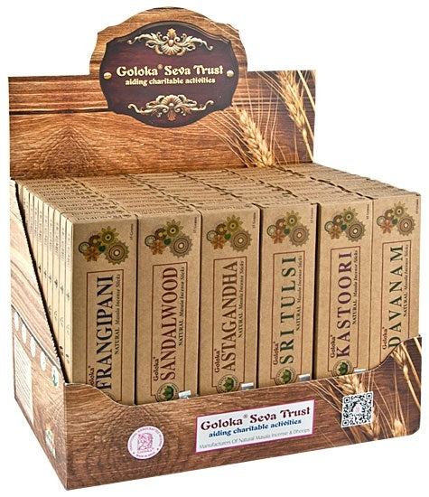 Goloka Organika Series Incense Display Set - 72 Packs - IDP105 - NEW523