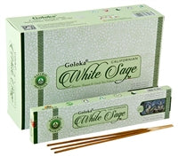 Goloka Popular Series - White Sage - Bâtons d'encens 15 grammes par boîte intérieure (12/boîte) NEW920