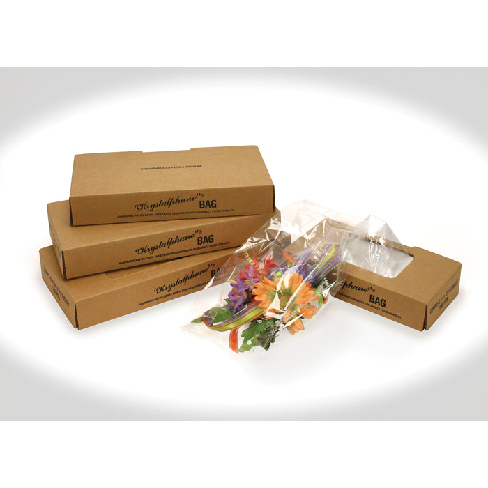 PK/100 - 3.5 x 2.25 x 7.75 - STANDARD GUSSET 1 mil Clear BAGS (10 per master case)