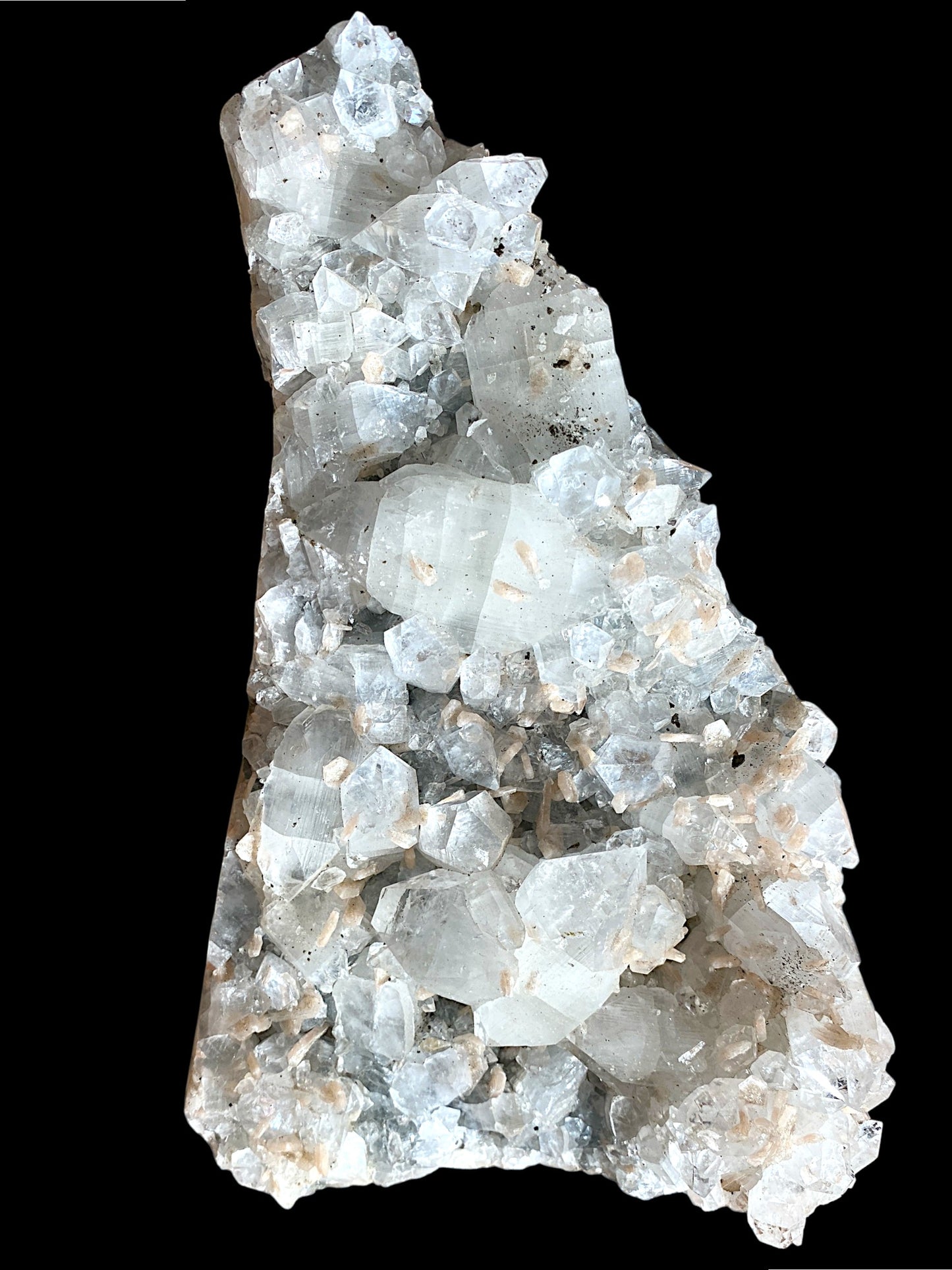 #1 Apophyllite with Stilbite AAA - 2352g - 11 INCH x 7 INCH - Specimen 3