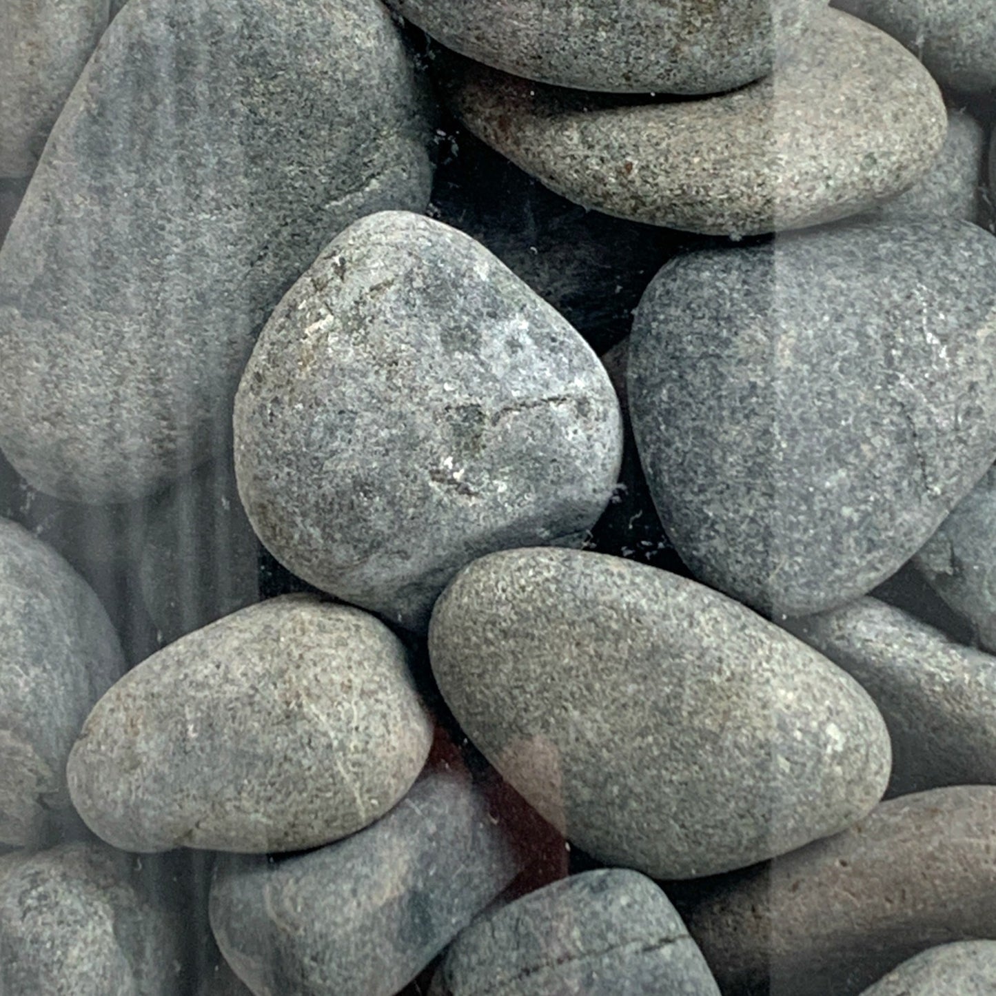 Grey Black Pebbles 20-30 MM - 1600g Average - Small PB1 Jar