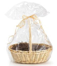 CELLO FLAT BAGS - 16 x 24 inch - CLEAR 1.2mil - FITS 8 inch basket (Sold in 100's)