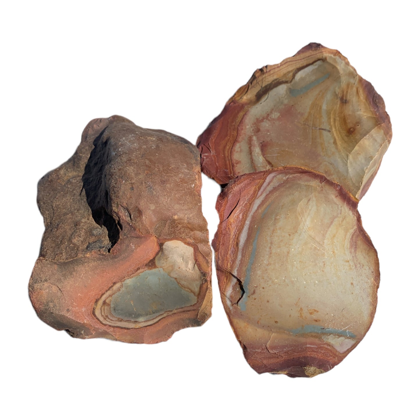 Natural Rough Desert Jasper POLYCHROME Raw Stone - Assorted Sizes - Sold by the gram - BRAZIL - tumbling rock