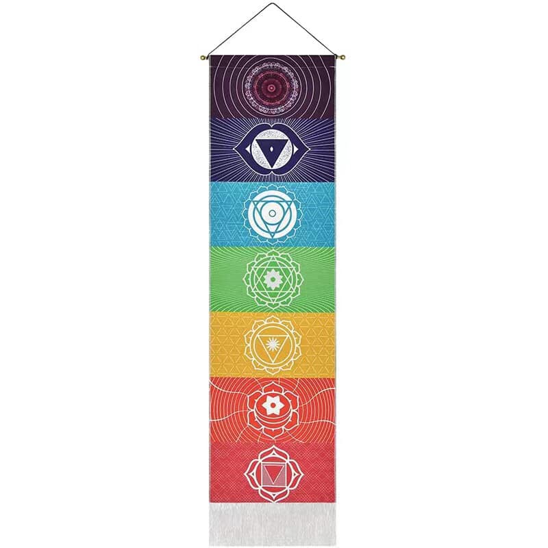 Cintre mural pour tapisserie Chakra - 32,5 × 130 cm - Chine - NEW922