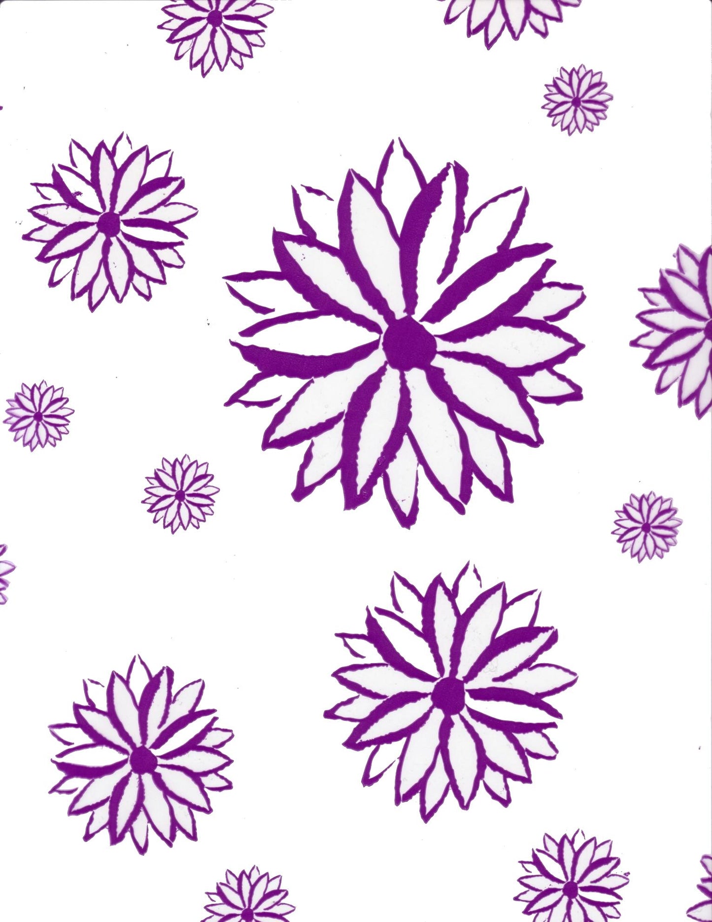 PK/100 - PURPLE daisy FLOWER SLEEVES 6 inch - Save-on