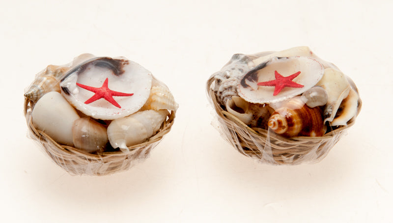 PAQUET PANIER DE COQUILLES - 2 pouces MINI - ROND