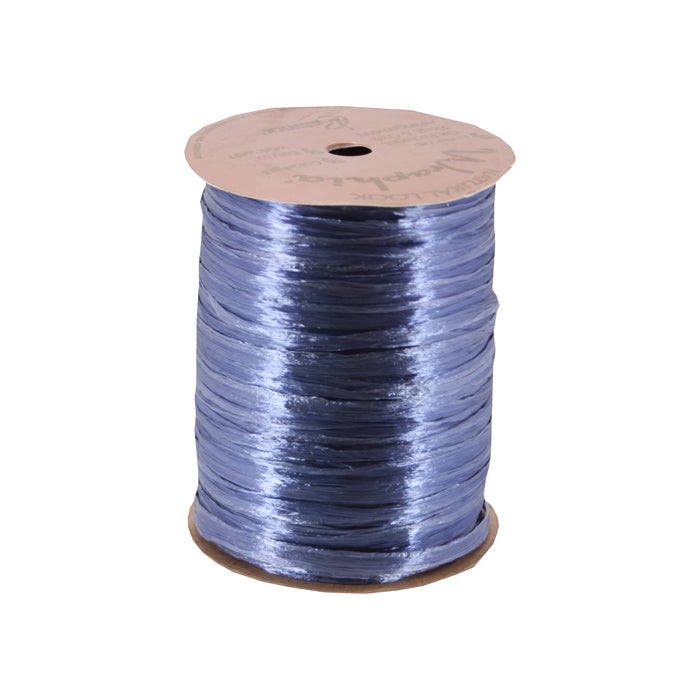 Raphia rayonne nacré - Marine - 100 yards