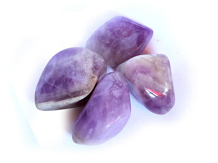 Amethyst Tumbled Stones - Medium 20 - 30 mm - 1 LB - Madagascar