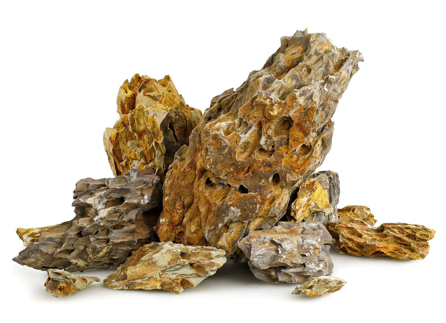 Dragon Stone Rock Decor 100LB Assorted sizes