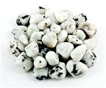 Rainbow Moonstone Tumbled Stones 25 to 35mm - 500 Gram (1.1 Pound) - India