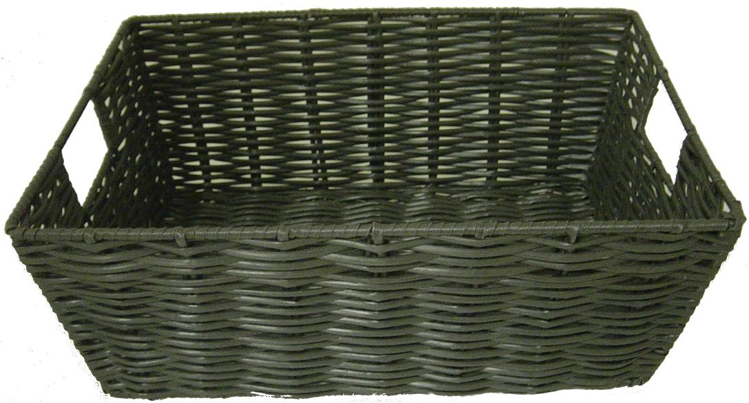 NYLON/WIRE DISPLAY BASKET - BLACK 14 x 10.5 x 5.5