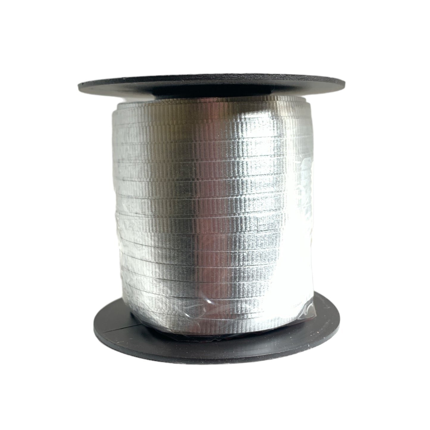METALLIC - CRIMPED CURLING RIBBON - SILVER - 250y
