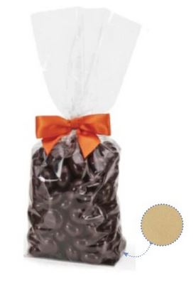 Lot de 100 - 4 x 2 1/2 x 13 (170 x 320 mm) - Sacs transparents XL avec fond rigide en kraft 100 % recyclables (10 par carton)