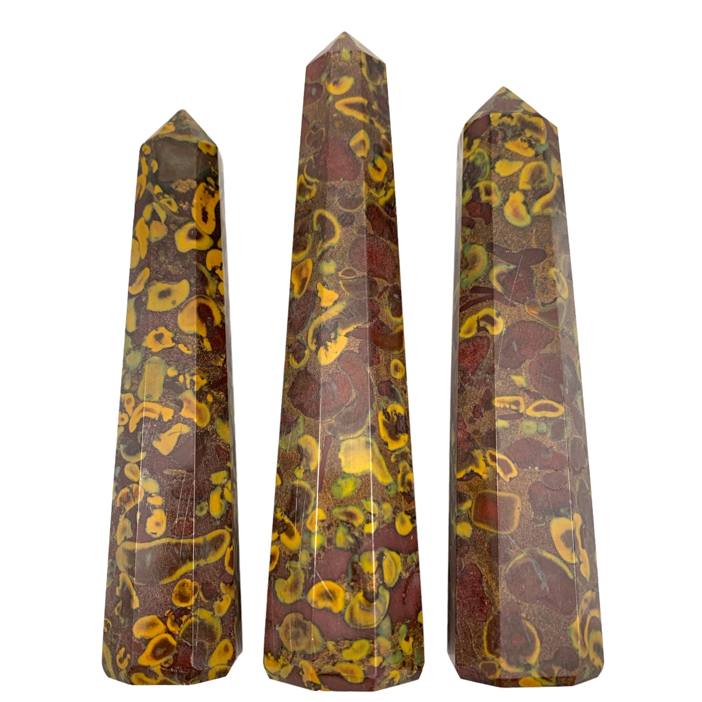 Ajooba Jasper (Fruit Jasper) - 3 to 5 inches - Price per gram - India - NEW722 - Polished Points