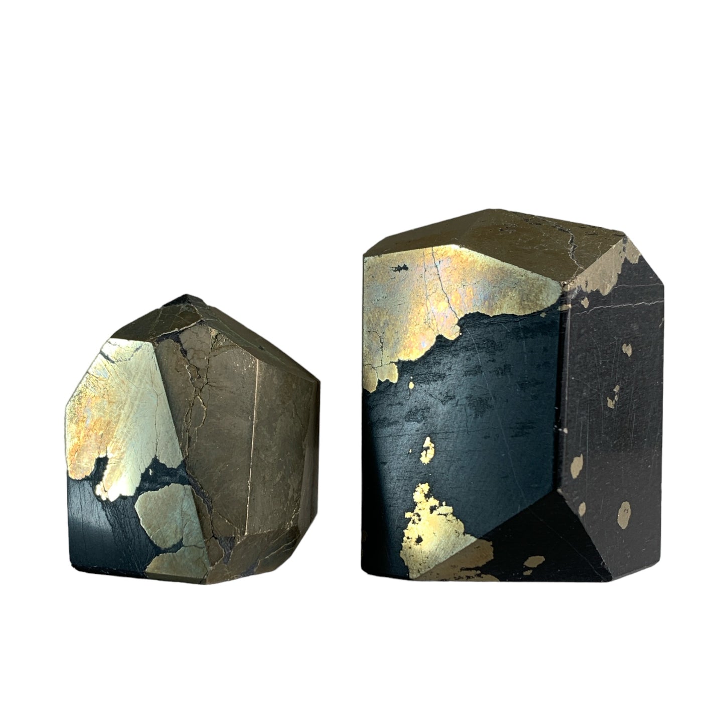 Points CHUNKY Naturels Polis à la Pyrite Dorée - 45-65mm (10-15pcs par kg) - Prix par gramme - NEW1020