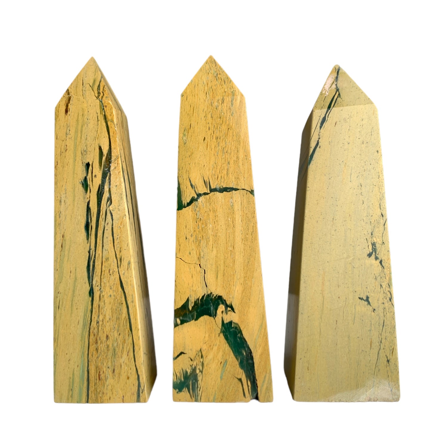 Green Opal Polished Tower - 70 - 90mm - Prix au gramme - Chine - NEW622 -