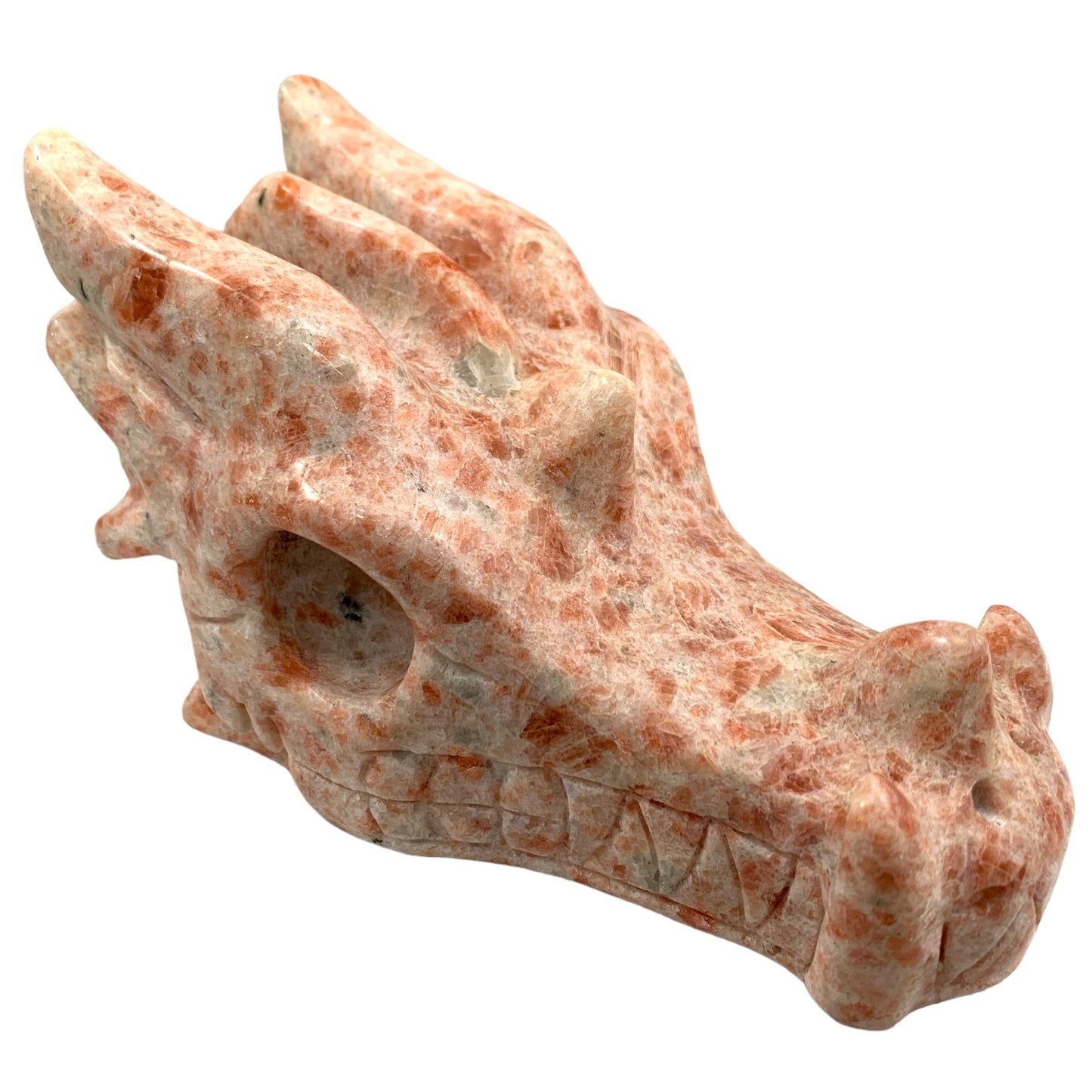 SUN STONE DRAGON HEAD - LARGE - Price Each - China - NEW722