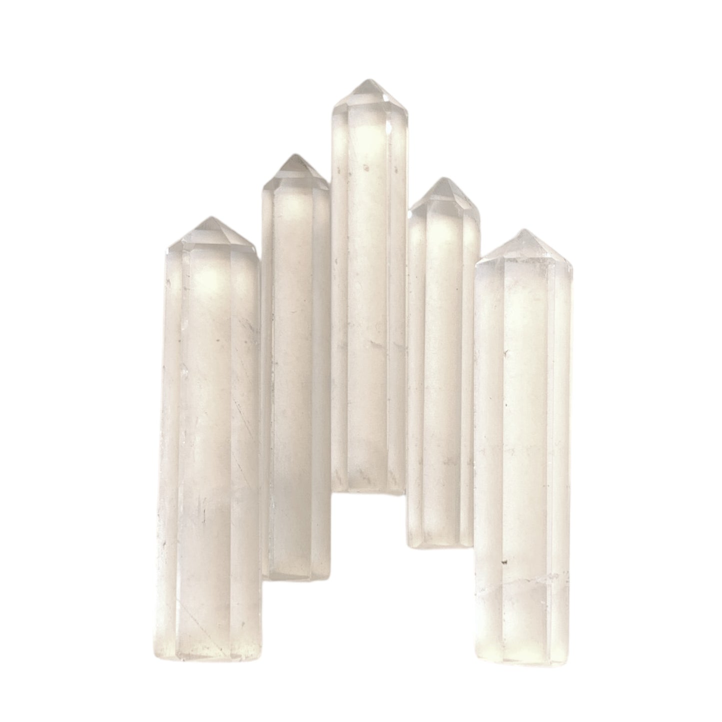 Indian Clear Quartz - 30-40mm - Single Terminated Pencil Points 35mm - (retail purchase as singles, wholesale min order 5) NEW422 - Himalayan Clear Quartz