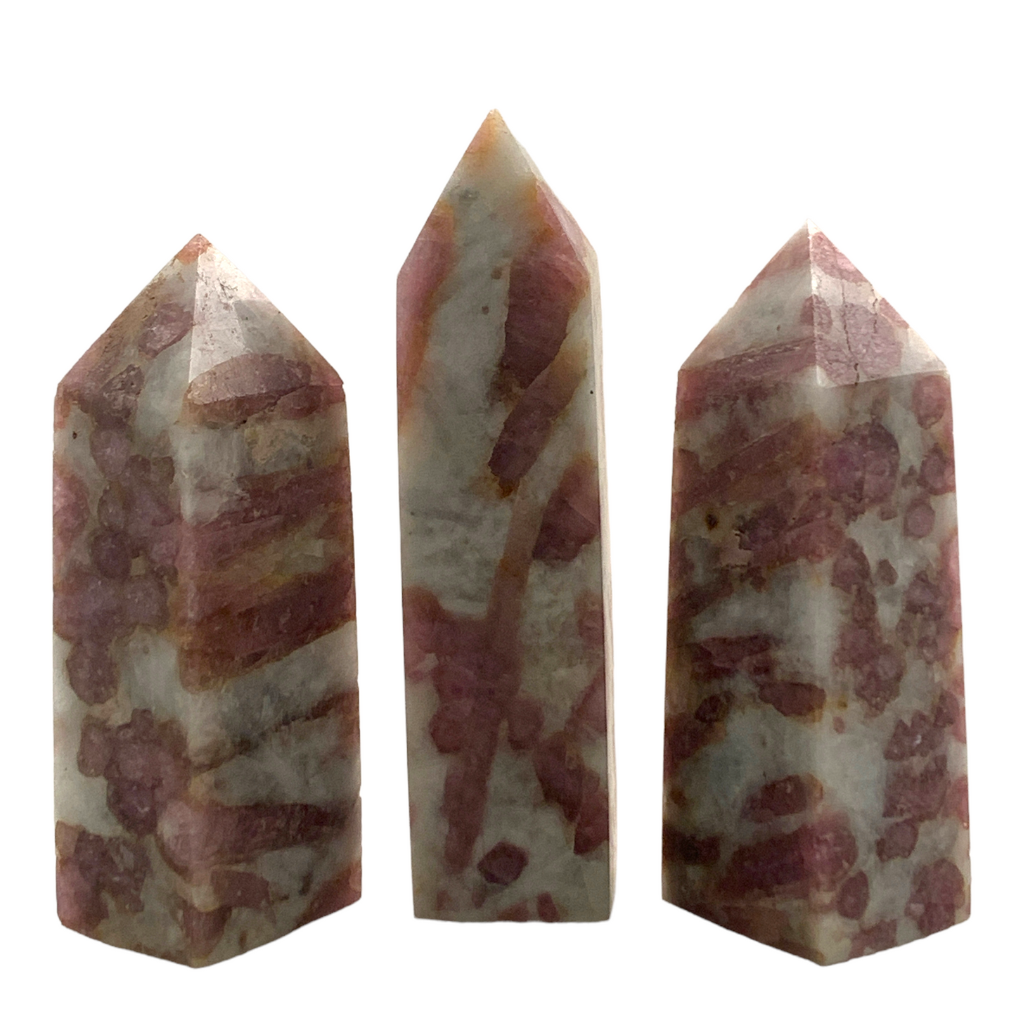 Tourmaline Rose - Pointes Polies - 8- 13cm - Prix au gramme - Chine - NEW822