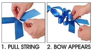 6 inch - ROYAL BLUE - PULL BOW - Poly Satin Finish