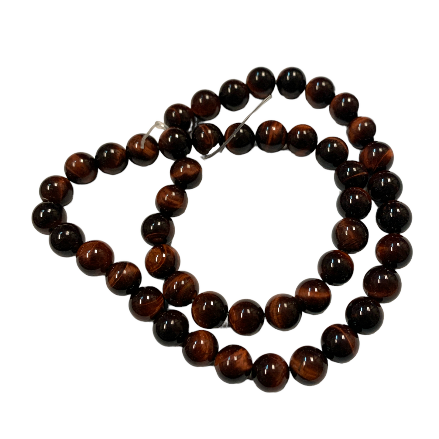 Red Tigers Eye Grade A - 8mm Round Bead Strand - 15 inch - China - NEW822