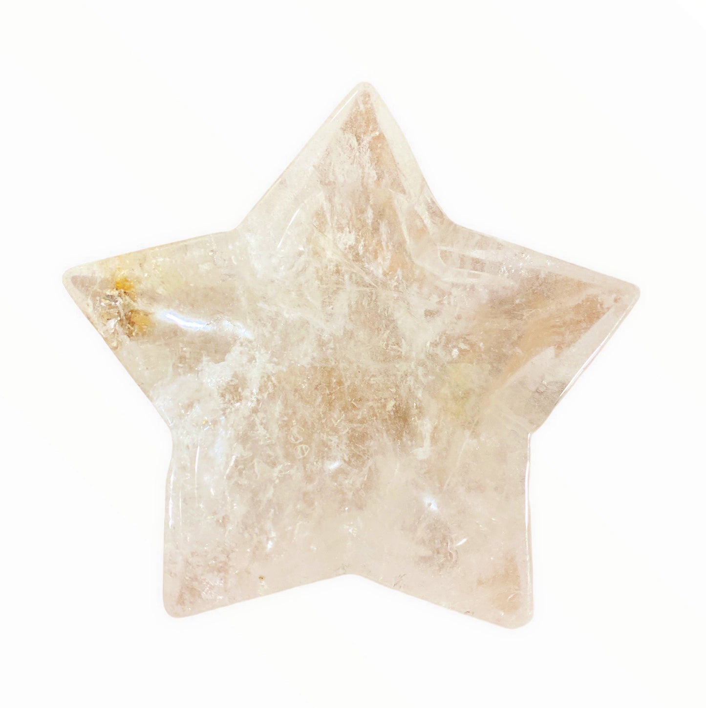 Clear Quartz Star BOWL - 4 to 5 inch - Price per gram - China - NEW822