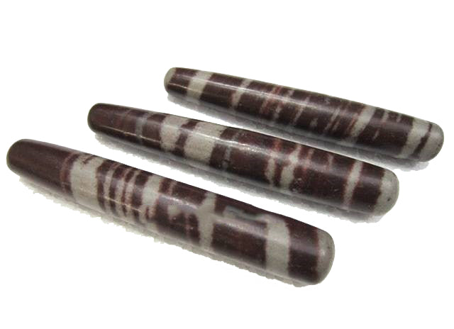Narmada Lingam Stone - Baguettes de massage - 3 à 5 pouces (Prix par gramme - Commande B2B 1 = 1 baguette)