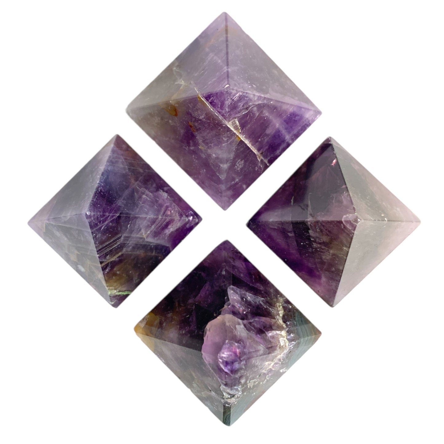 Amethyst - 23-28mm - Small Pyramids - Price per piece - retail singles, wholesale min 5's - Brazil - NEW121