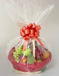 CELLO BASKET BAG - 30 x 45 - CLEAR 30 micron - Fits a 16 inch + Rectangle - 19 inch Oval - (Sold in 25's)