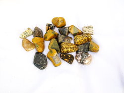 Sea Jasper Tumbled Stones - Medium 20 - 30 mm - 1 LB - Madagascar