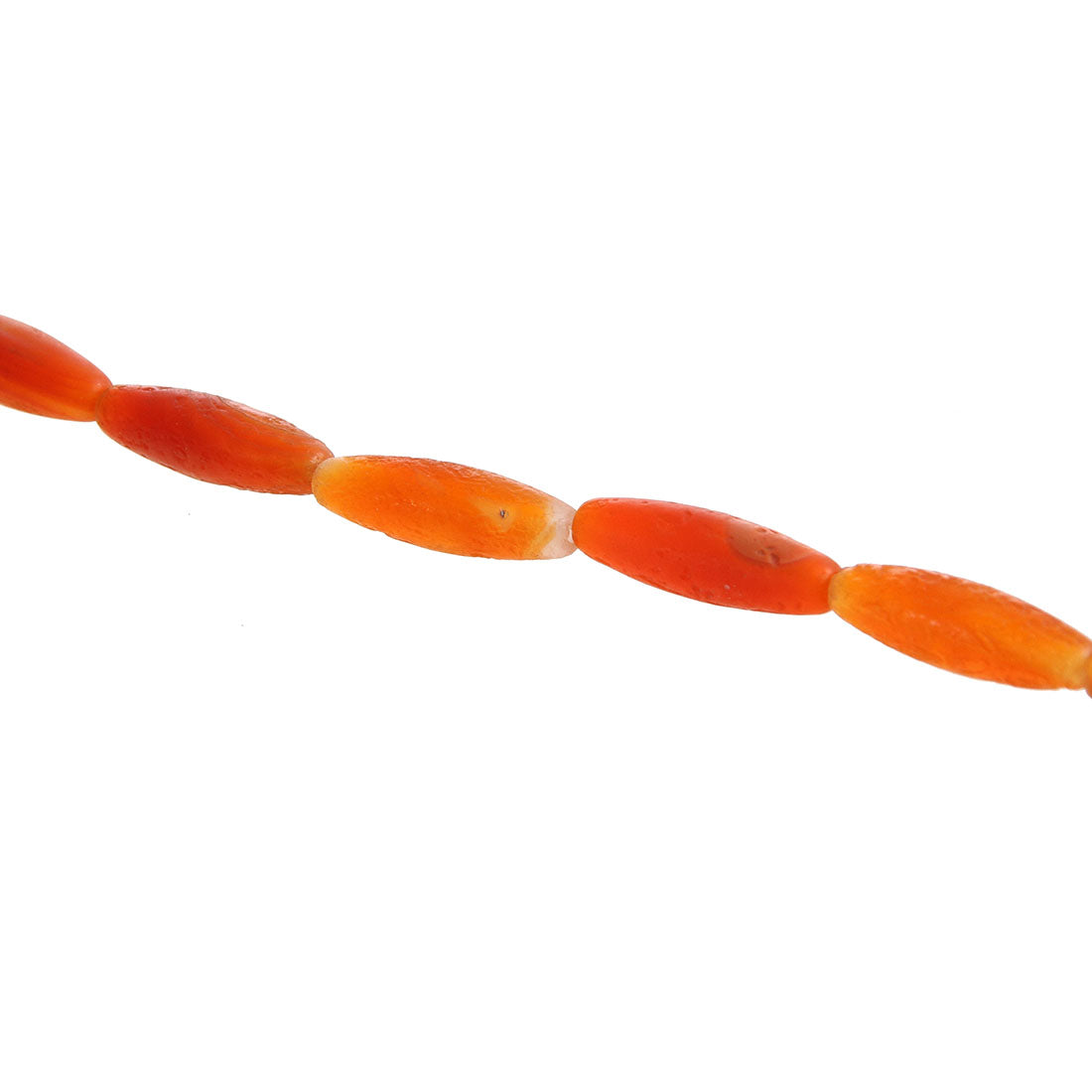 Natural Tibetan Agate Dzi Beads, Drum - Red - 17x11x11mm - Length:38 cm Strand 22PCs