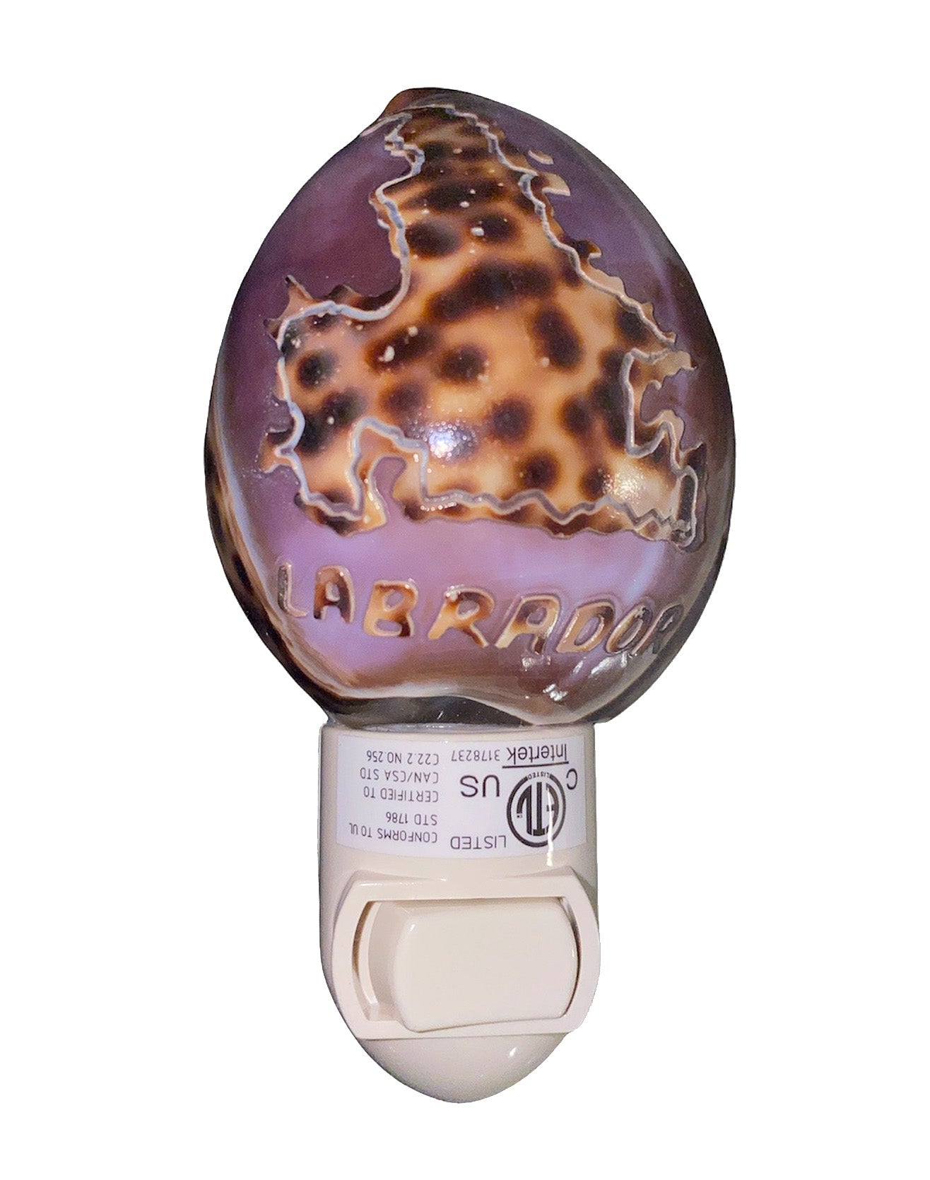 LABRADOR MAP COWRIE NIGHTLIGHT