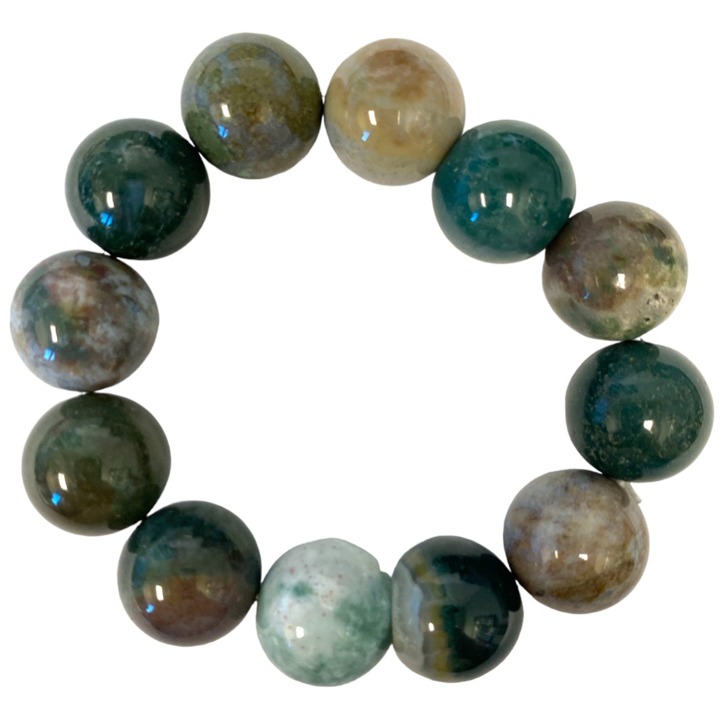 Ocean Jasper 15mm Bracelet - 7.5 inch - China - NEW323
