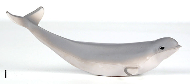 Beluga Whale - Model Figure Toys ABS Plastic - 13x6x5cm - NEW920