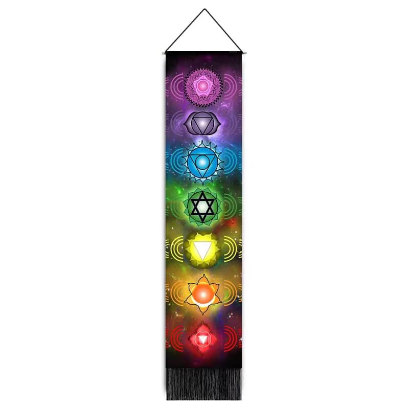 Cintre mural pour tapisserie Chakra - 12,5 de large x 51 pouces de long - 32,5 × 130 cm - Chine - NEW922