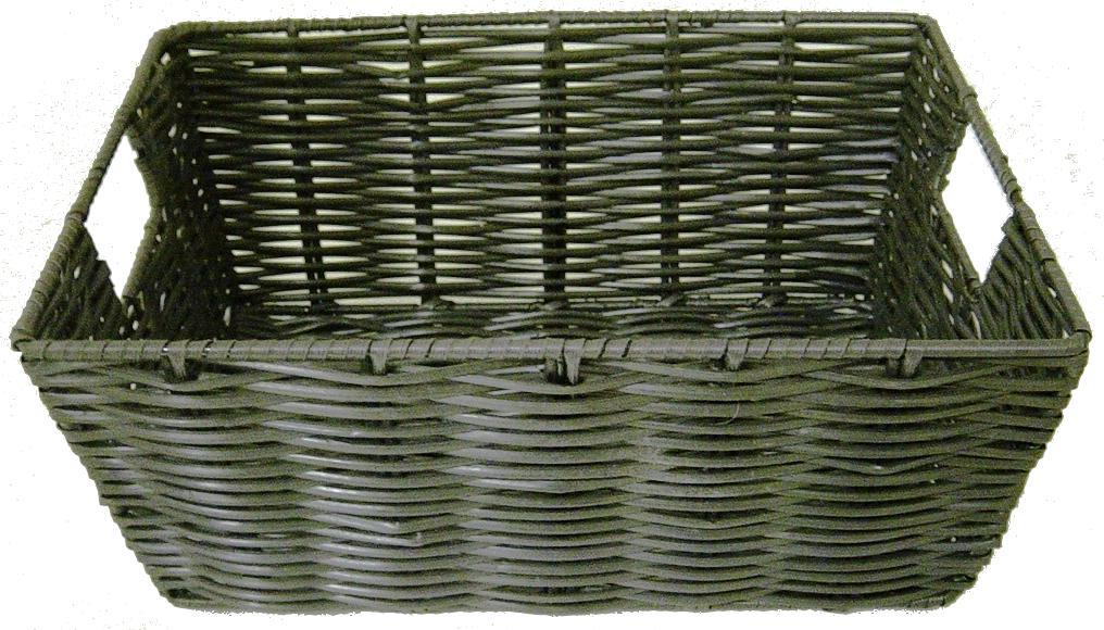 NYLON/WIRE DISPLAY BASKET - BLACK 12.5 x 9.5 x 5