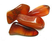 Carnelian Tumbled Stones - Medium 20 - 30 mm - 1 LB - Madagascar
