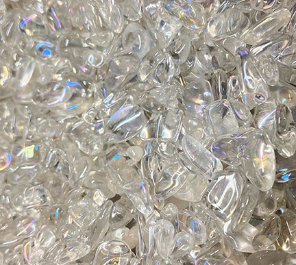 RAINBOW AURA Crystal Quartz Chips 3 to 8mm - 500 Gram (1.1 Pound) - China