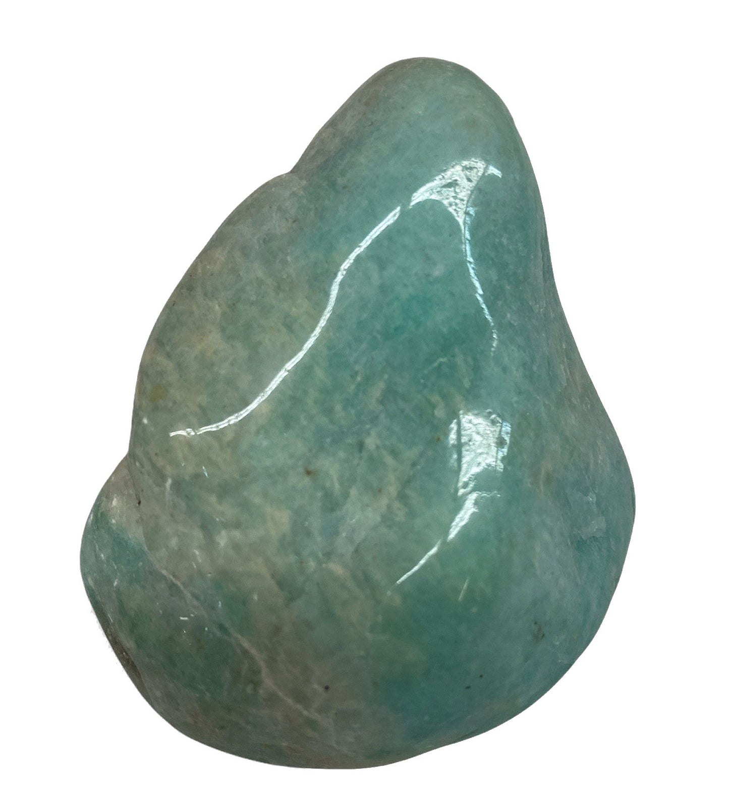 Amazonite Tumbled Stones 40 to 60mm - 1 LB - Brazil - NEW1221