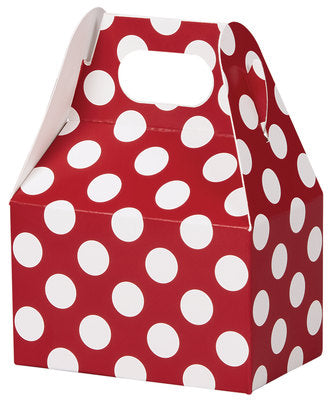 Red & White Mini Gable Box - 4 x 2 1/2 x 2 1/2 - (order in 6's) (288)