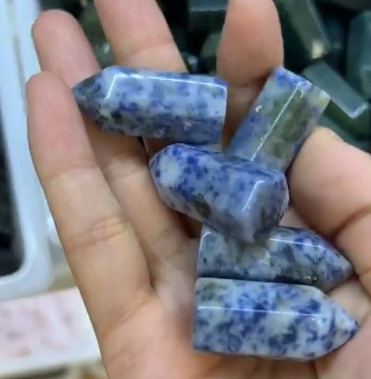 Sodalite - Points FAT à terminaison unique - 20 x 60 mm - Chine - NEW922