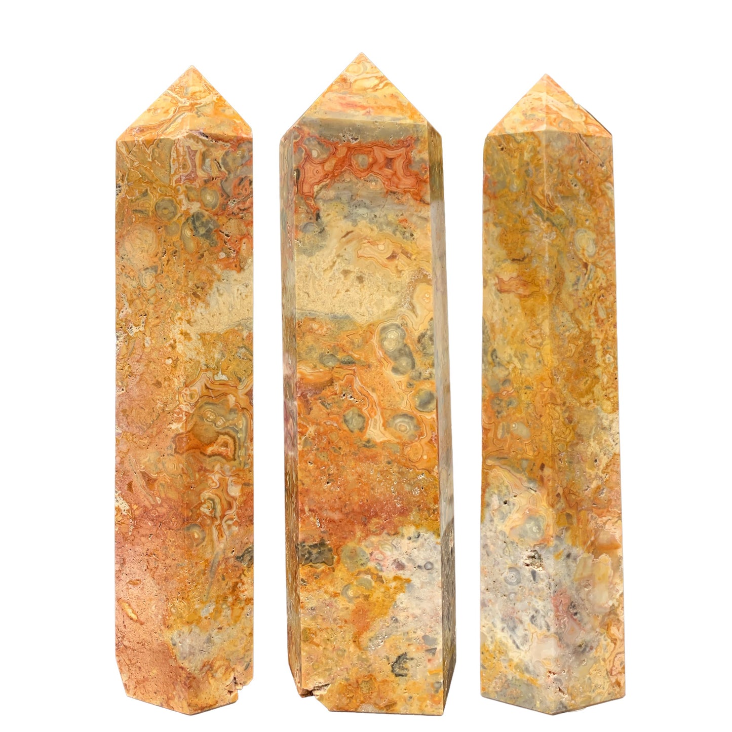 Crazy Lace Agate - 4 to 8 inch - Price per gram - China - NEW622 - Polished Points