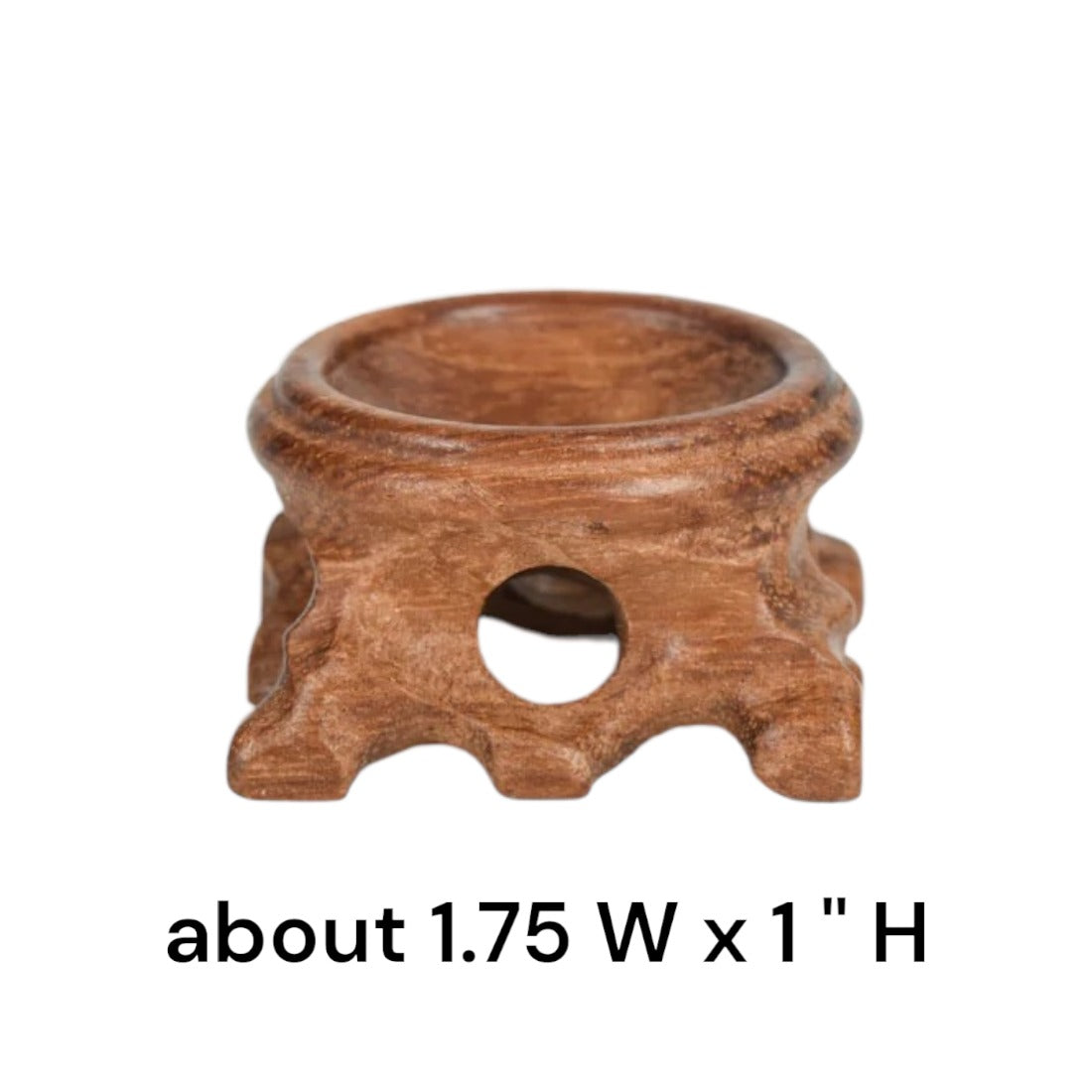 45 x 25mm - Sphere Stand Natural Wooden - NEW1022