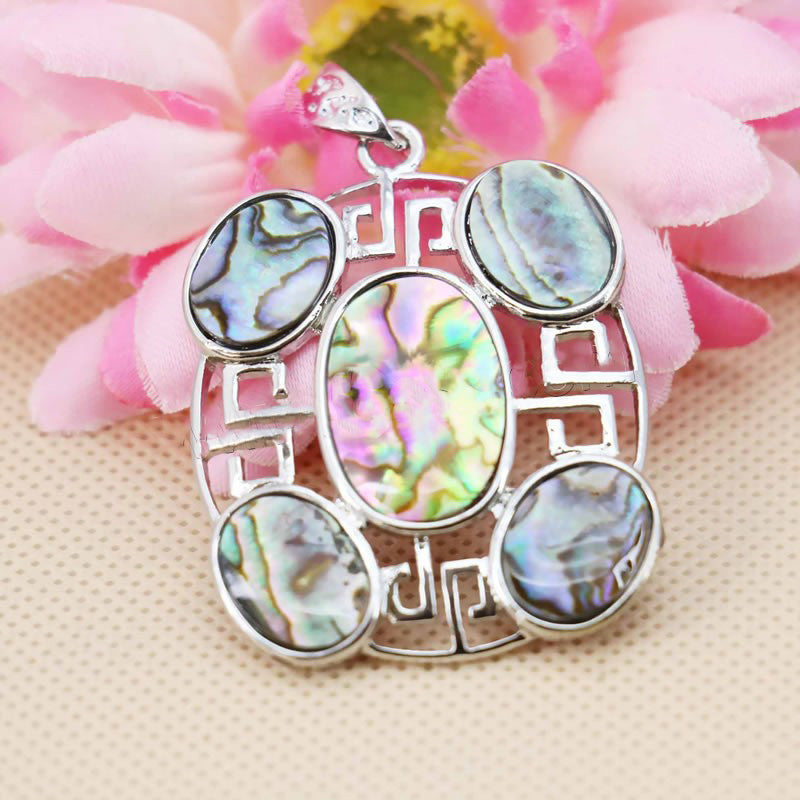 Pendentif Coquillage Abalone 5 Ovales