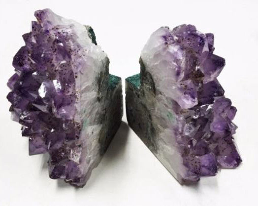 #1 Amethyst Bookends - Rough Edge - 2.5kg-5.5kg per pair - Price per gram - Brazil - NEW122