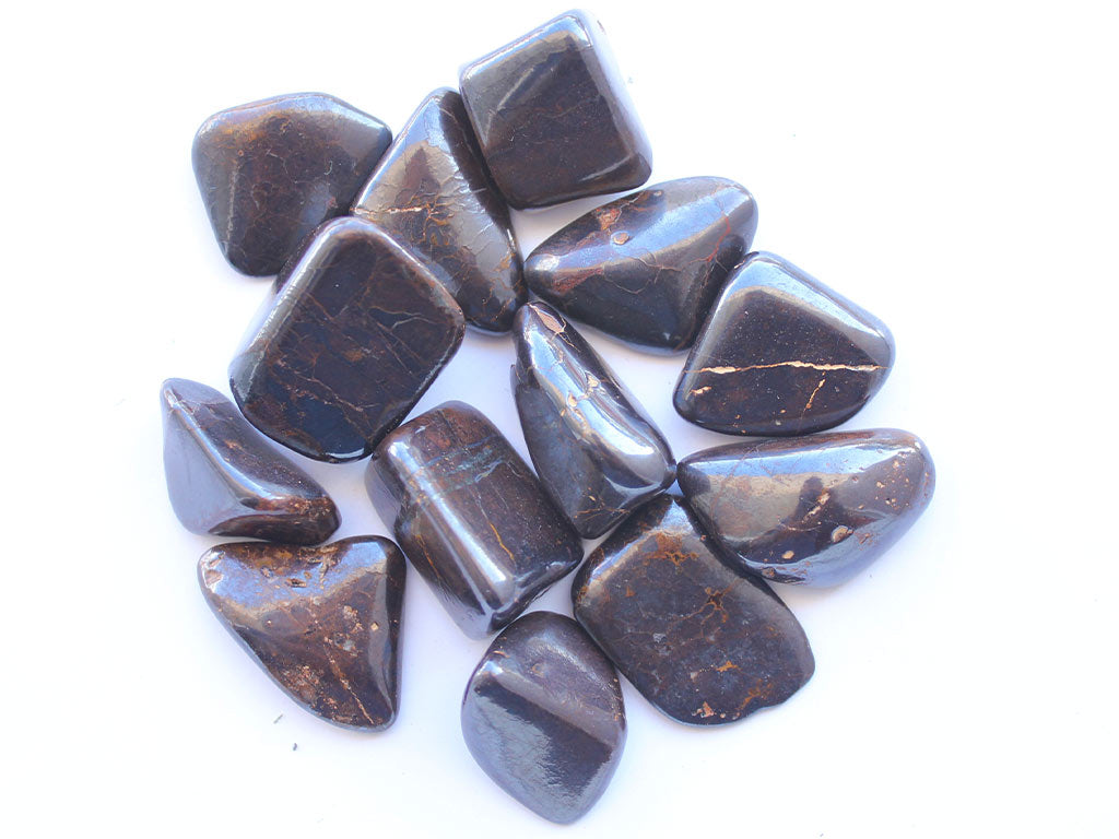 Hematite Tumbled Stones - Medium 20 - 30 mm - 1 LB Madagascar
